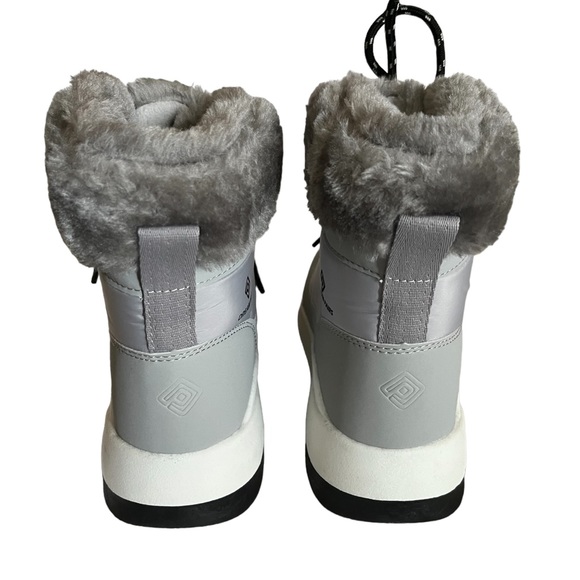 DREAM PAIRS FAUX FUR GRAY BOOTIES ANKLE SHOES NEW BOOTS waterproof winter 36-6 - Picture 4 of 7